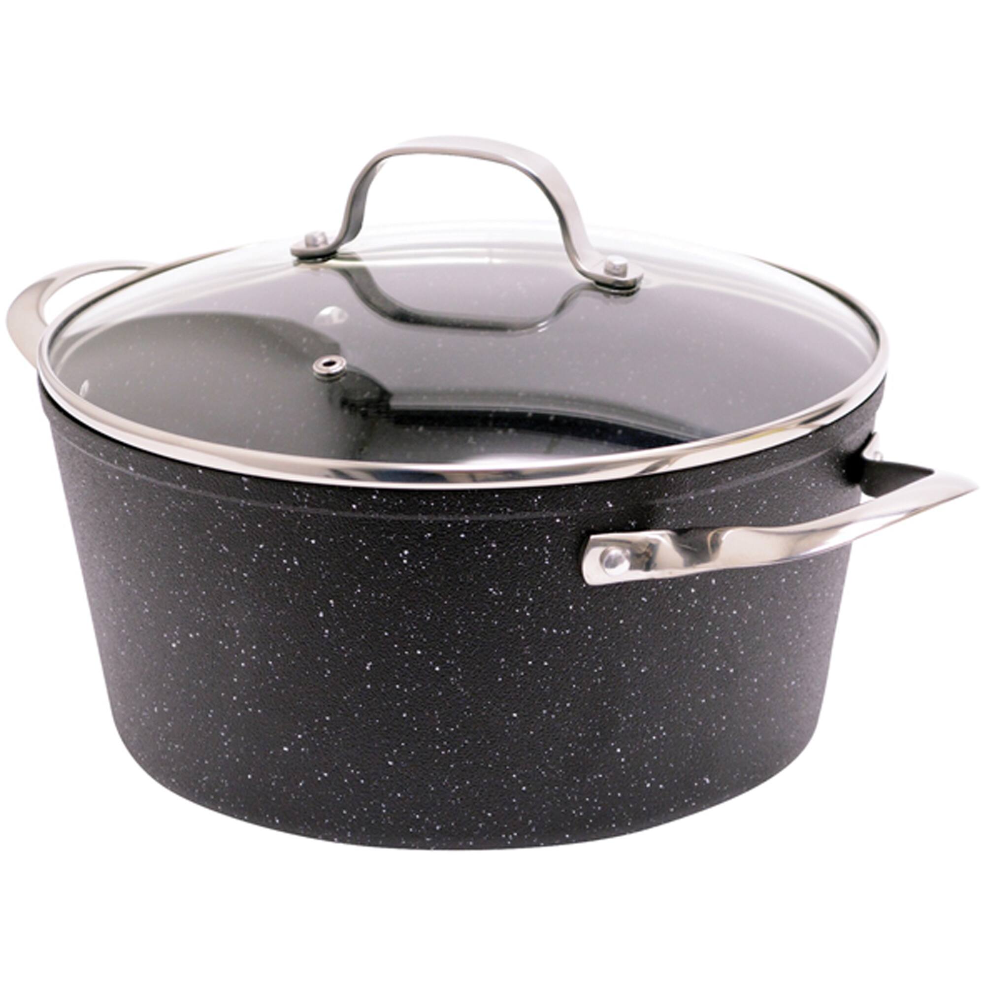 THE ROCK by Starfrit 10-Piece Cookware Set With Stainless Steel Handles